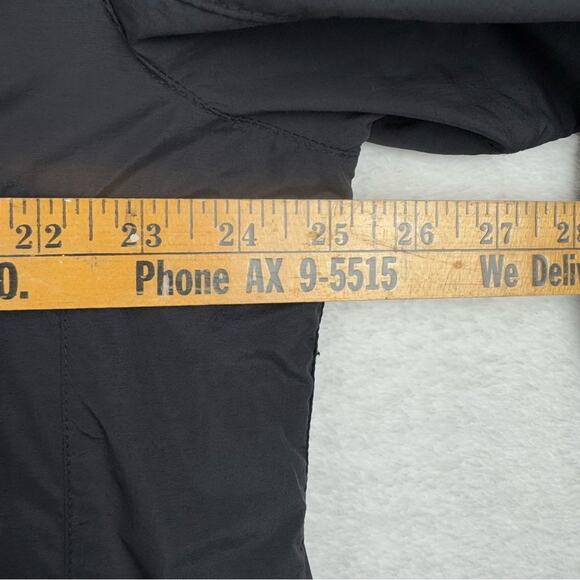 Timberland Half Zip Front Pouch Water Resistant Windbreaker Black Men's Size XL - Picture 11 of 13